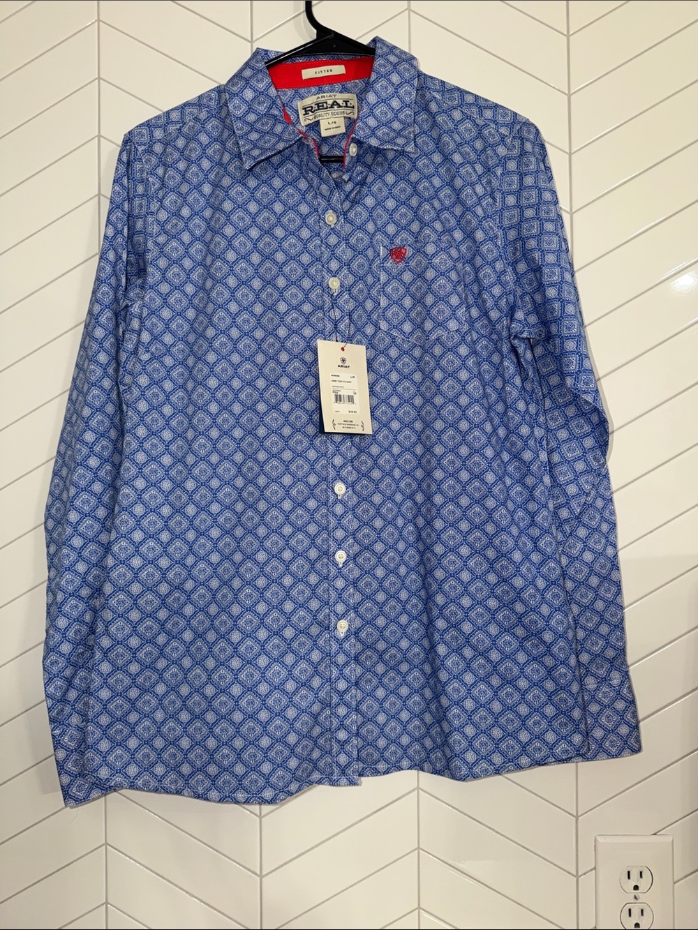 Arita Women’s Kirby Stretch TCH Shirt - Amparo Print- Large-Fitted